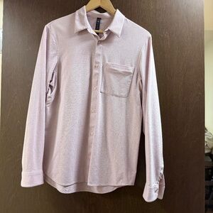 Men's Lululemon Commission Button Down Shirt.